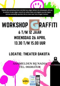 Workshop Graffiti @ Theater Dakota