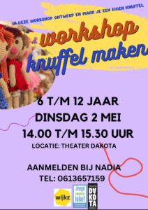 Workshop Knuffel maken @ Theater Dakota