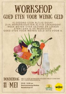 Workshop "Goed eten voor weinig geld" @ Buurtvoorziening Bamboe