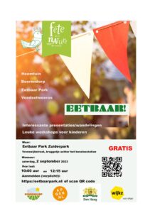 Fete de la Nature Zuiderpark 2 september