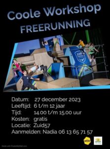 Coole workshop freerunning @ Zuid57