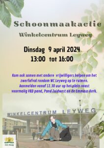 Schoonmaakactie Winkelcentrum Leyweg @ Winkelcentrum Leyweg