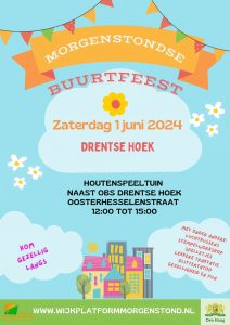 Buurtfeest Drentse Hoek @ Houtenspeeltuin naast OBS Drentse Hoek