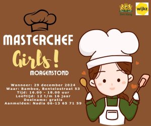 Masterchef Kids 12 tm 16 jaar Aanmelden verplicht @ Bamboe