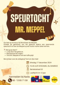 Speurtocht Mr. Meppel @ Verzamelen bij Bamboe