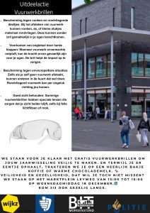 Gratis vuurwerkbrillen Leyweg @ Marktplein Leyweg