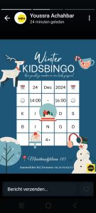 Winter Kids Bingo - Aanmelden verplicht @ Maartensdijklaan 185