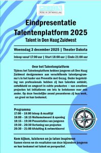 Eindpresentatie Talentenplatform 2025 @ Theater Dakota