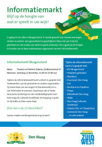 Informatiemarkt Morgenstond @ Theater Dakota