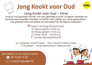 Jong kookt voor Oud @ Bentelostraat 51