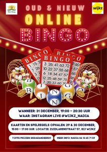 Oud & nieuw online BINGO @ instagram live@wijkz_nadia