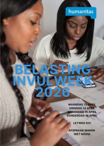 Belasting invulweek 2026 @ Humanitas - Leyweg 831