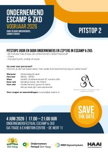 Pitstops voor en door ondernemers en ZZP'ers in Escamp @ Zuid 57